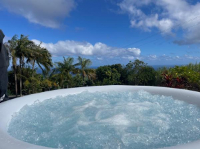 l'escapade créole Jacuzzi Privatif Bungalow Longani